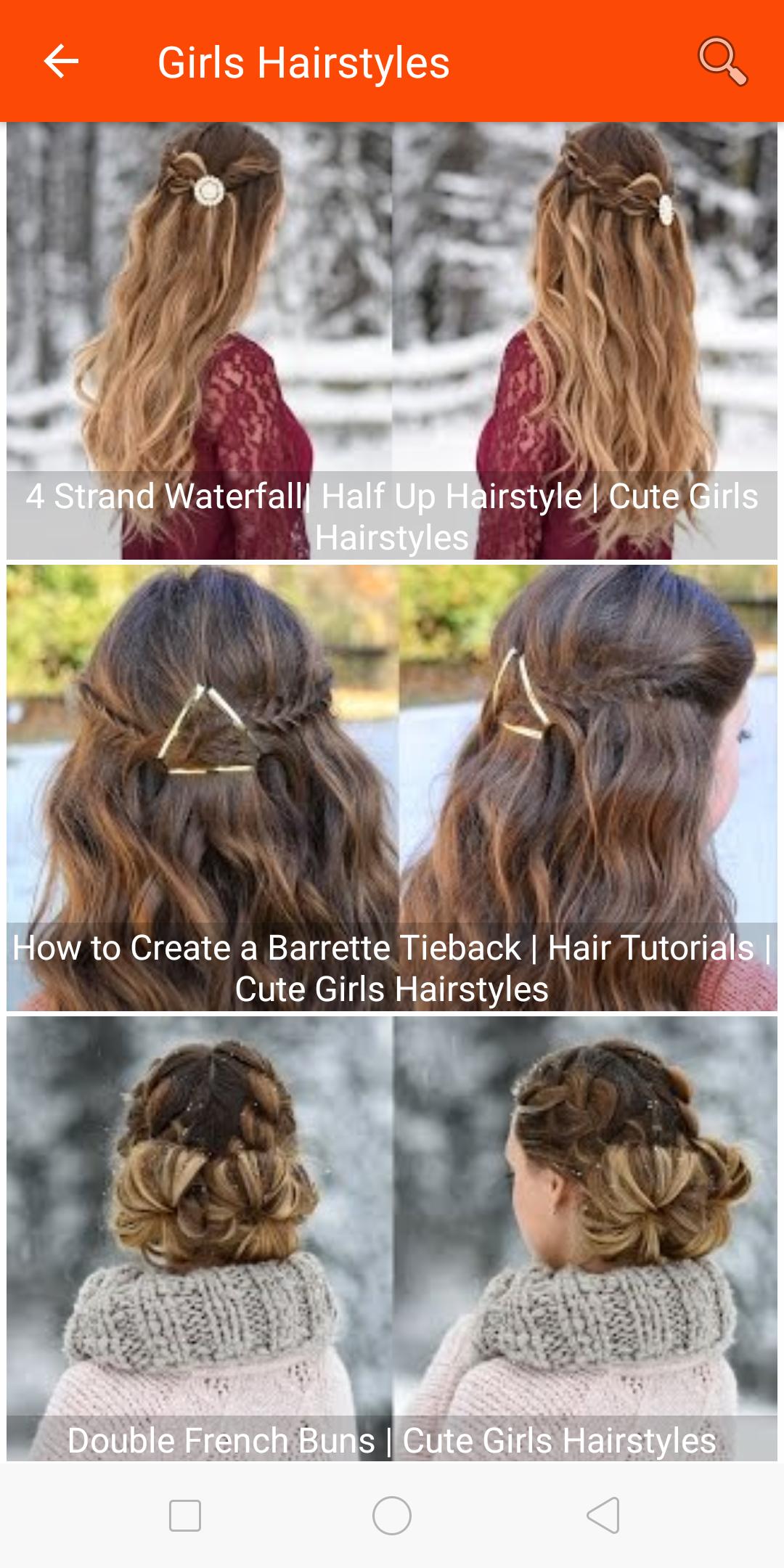 Latest Girls Hairstyles Step By Step Tutorials For Android Apk