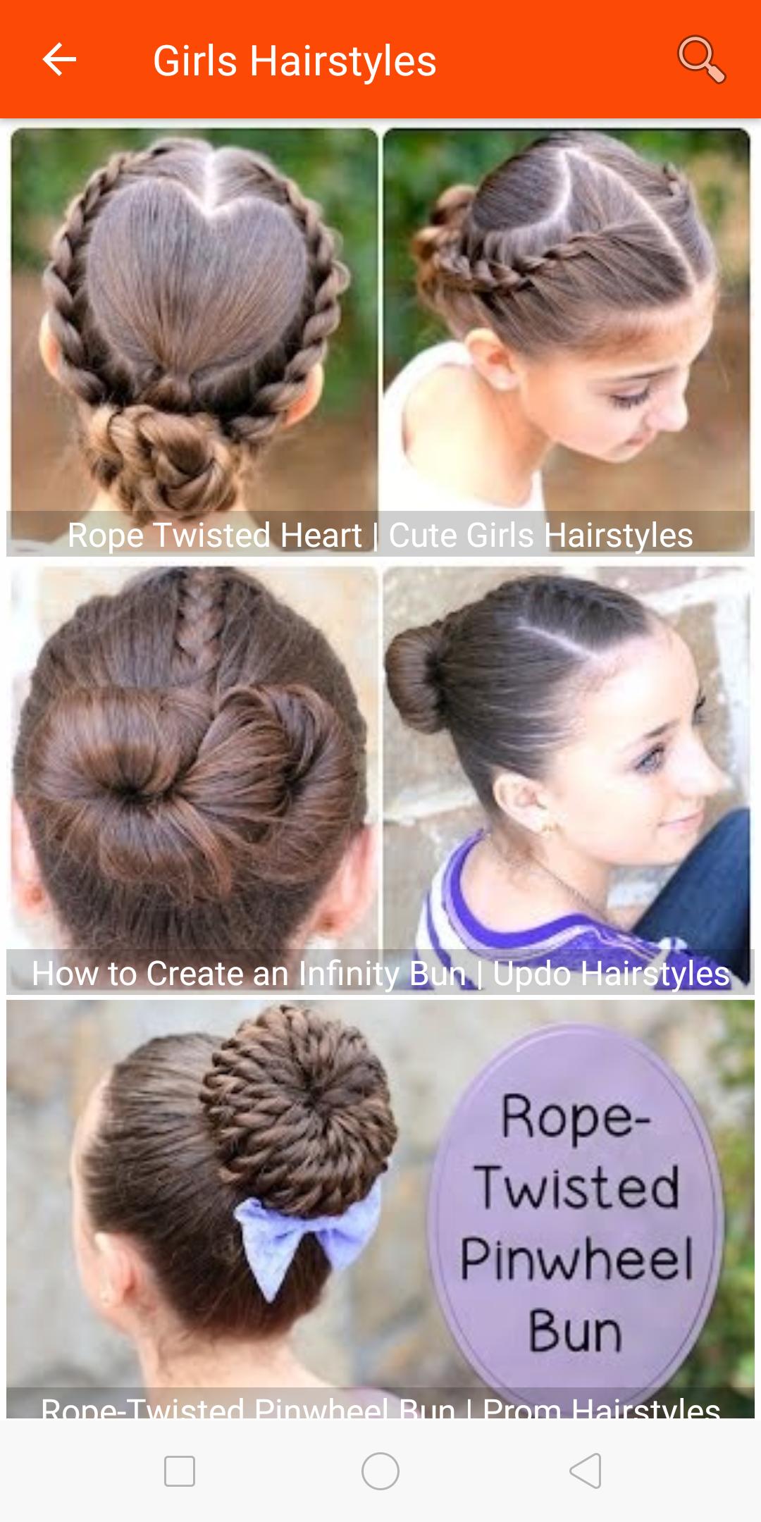 Latest Girls Hairstyles Step By Step Tutorials For Android Apk