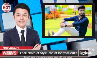 Breaking News Photo Maker Prank:Media Photo Editor 截圖 2