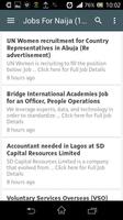 Latest Nigerian Jobs capture d'écran 1