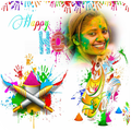 Happy Holi Photo Frame 2019