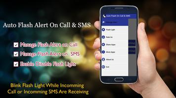 Automatic Flash On Call & SMS الملصق