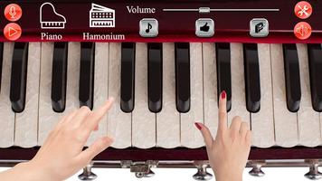 Harmonium Keyboard Poster