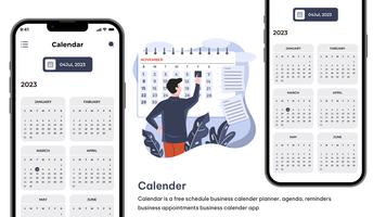 Calendar captura de pantalla 1