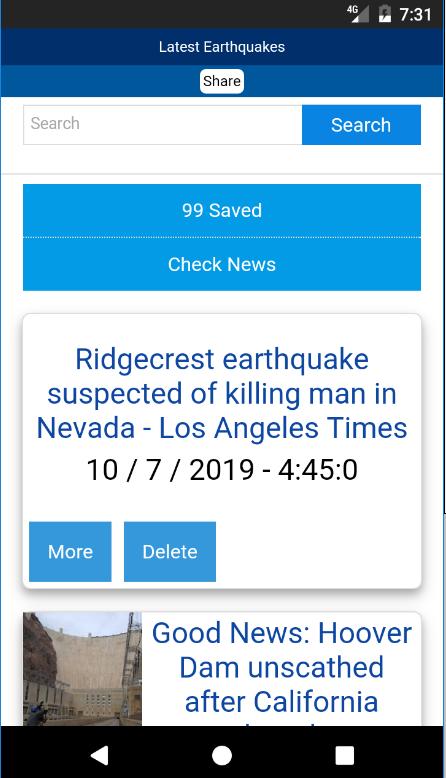 Earthquakes News Earthquakes Alert App For Android Apk Download - la earthquake roblox