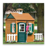 Wooden Playhouse Children simgesi