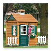 ”Wooden Playhouse Children