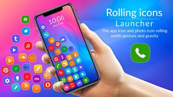 New Rolling App Icon Launcher capture d'écran 3