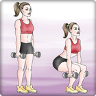 home gym training exercises icon