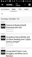 L.A. Times Festival of Books syot layar 2