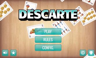 Descarte الملصق