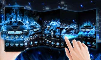 Thème de voiture de sport 3D Rapide capture d'écran 3