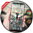 Animated Crack Glass Launcher Theme ikon
