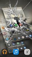 Animated Crack Glass Launcher Theme penulis hantaran