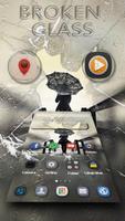 Animated Crack Glass Launcher Theme syot layar 2