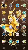 3D Golden ButterFly Launcher W ภาพหน้าจอ 2