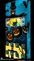 3D Blue Halloween Pumpkin Scar captura de pantalla 2