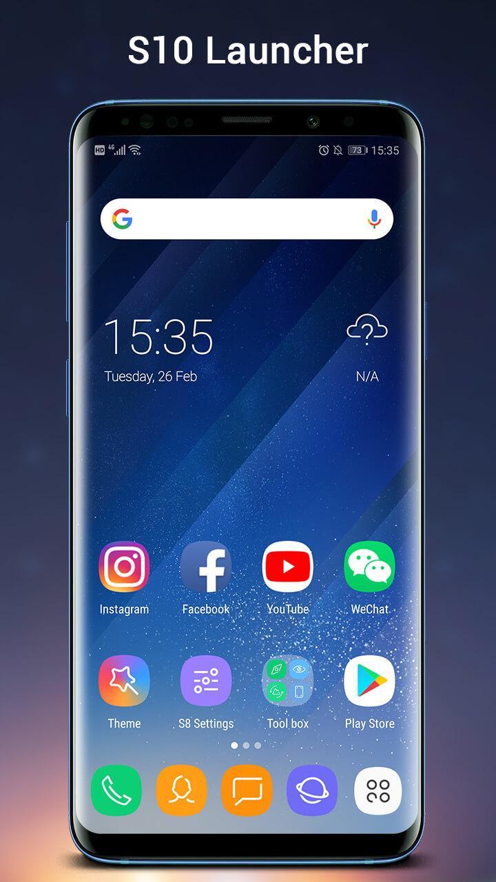 SO S10 Launcher for Galaxy S, S10/S9/S8 Theme APK for Android Download