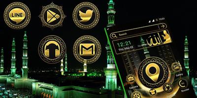 Makka Madina Launcher Theme imagem de tela 1