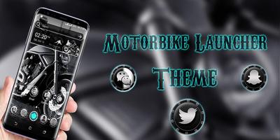 Motorbike Launcher Theme captura de pantalla 1