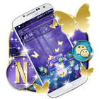 Neon Butterfly Launcher Theme أيقونة