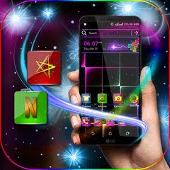 Neon Light Launcher Theme APK download