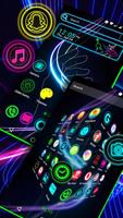 Neon Launcher Theme تصوير الشاشة 1