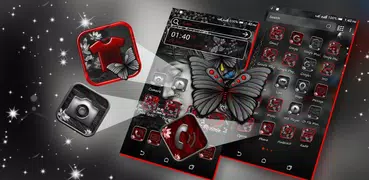 Abstract Girl Launcher Theme