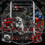 Abstract Girl Launcher Theme icono