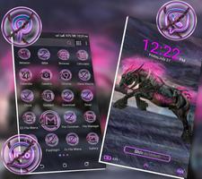 Abstract Horse Launcher Theme poster