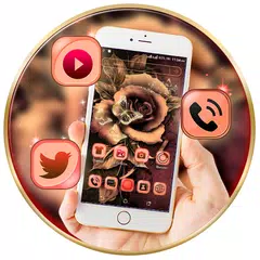 Скачать Artistic Rose Launcher Theme APK