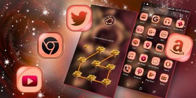 Artistic Rose Launcher Theme syot layar 1