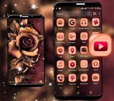 Artistic Rose Launcher Theme syot layar 3