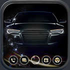 Black Car Launcher Theme icône