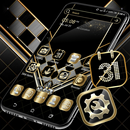 Black Luxury Gold Theme APK