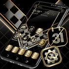 Black Luxury Gold Theme ikon