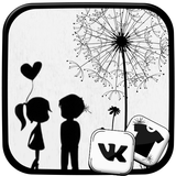 Black And White Launcher Theme icono