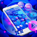 Blue Flower Launcher Theme APK