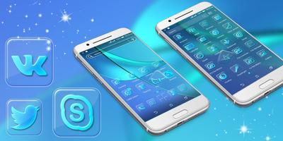 Blue Launcher Theme постер