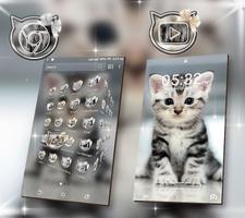 Cute Cat Launcher Theme تصوير الشاشة 2