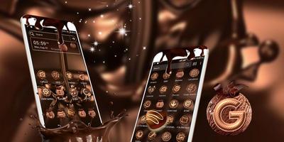 Chocolate Launcher Theme تصوير الشاشة 1