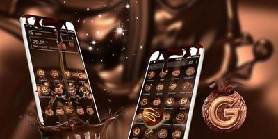 Chocolate Launcher Theme ảnh chụp màn hình 1