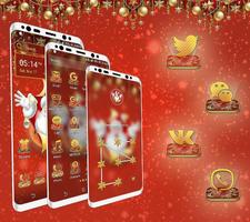 برنامه‌نما Christmas Santa Launcher Theme عکس از صفحه