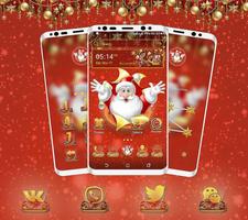 Christmas Santa Launcher Theme captura de pantalla 2