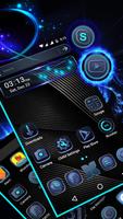 Cool Black Launcher Theme الملصق