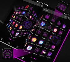 Crystal Black Apple Theme تصوير الشاشة 2