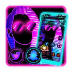 Dark Girly Launcher Theme APK download