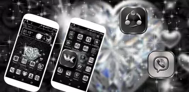 Diamond Heart Launcher Theme