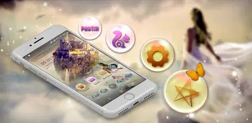 Fantasy Angel Launcher Theme