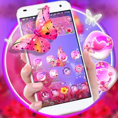 Flower Butterfly LauncherTheme APK Herunterladen